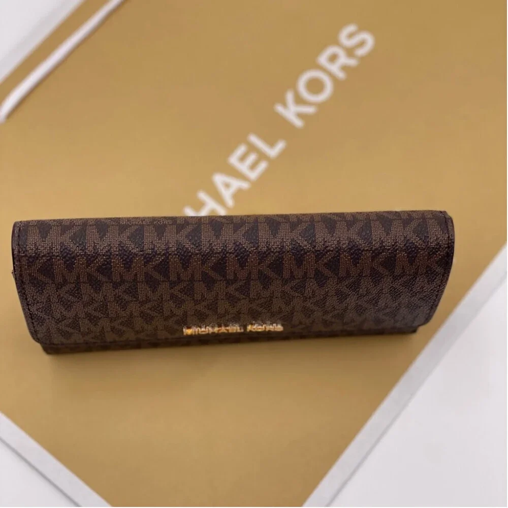 Michael Kors Jet Set Trifold Wallet Brown